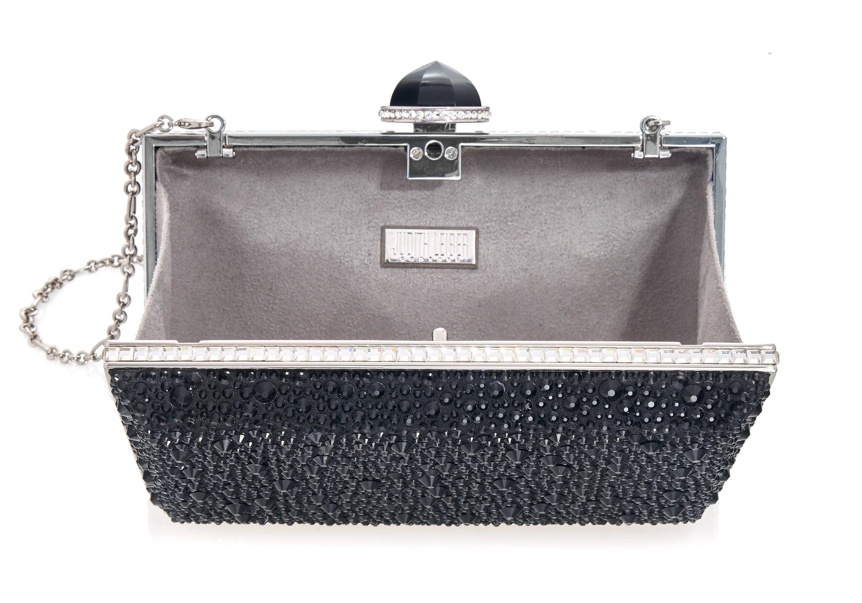 Skylar Clutch, Alternate, color, Silver Jet