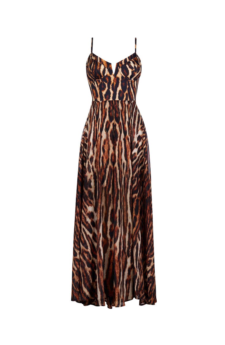 TA3 Mega Sculpting V-wire Maxi Dress, Alternate, color, Pilates Cat