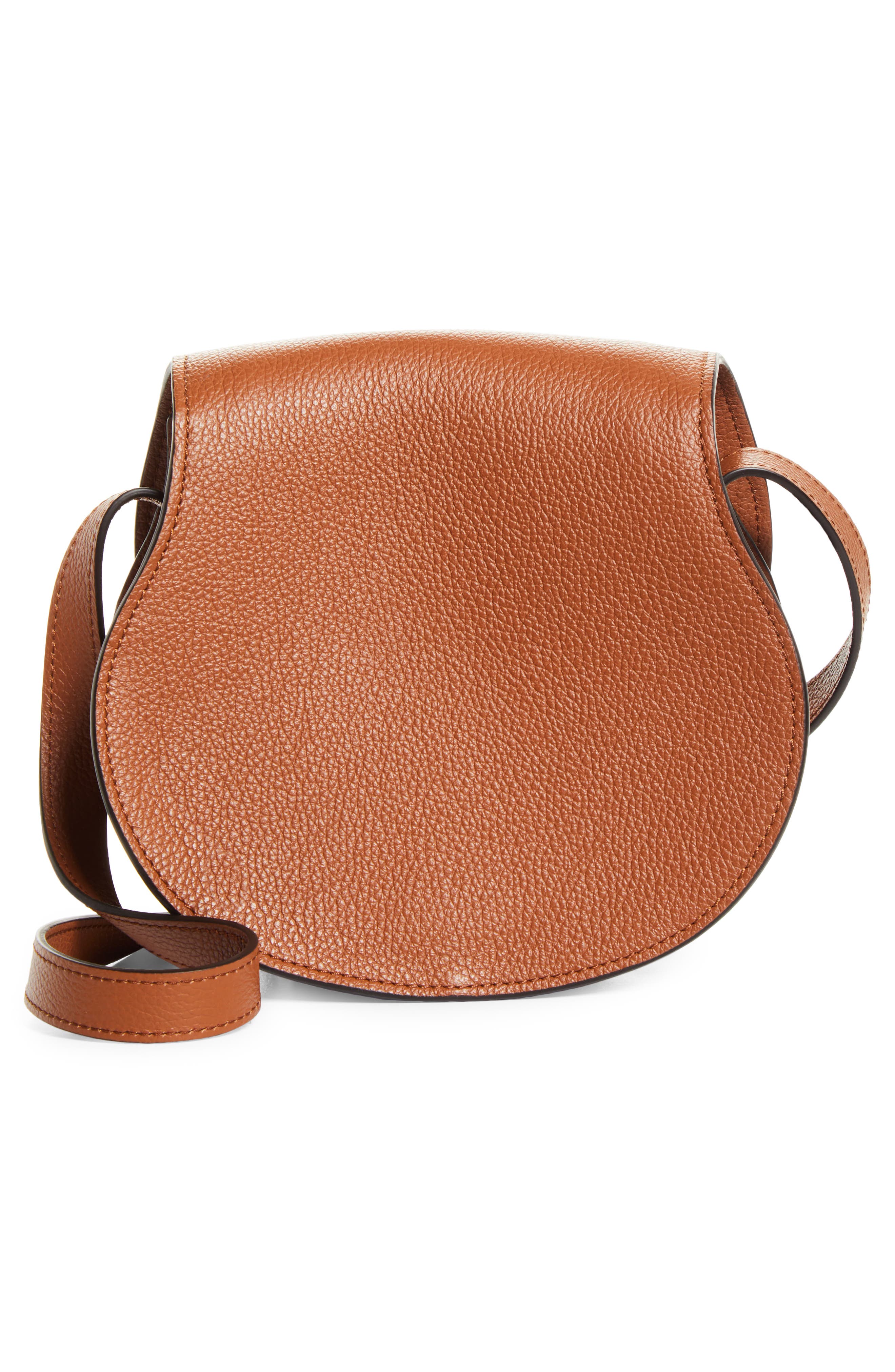 Small Marcie Leather Crossbody Bag, Alternate, color, TAN