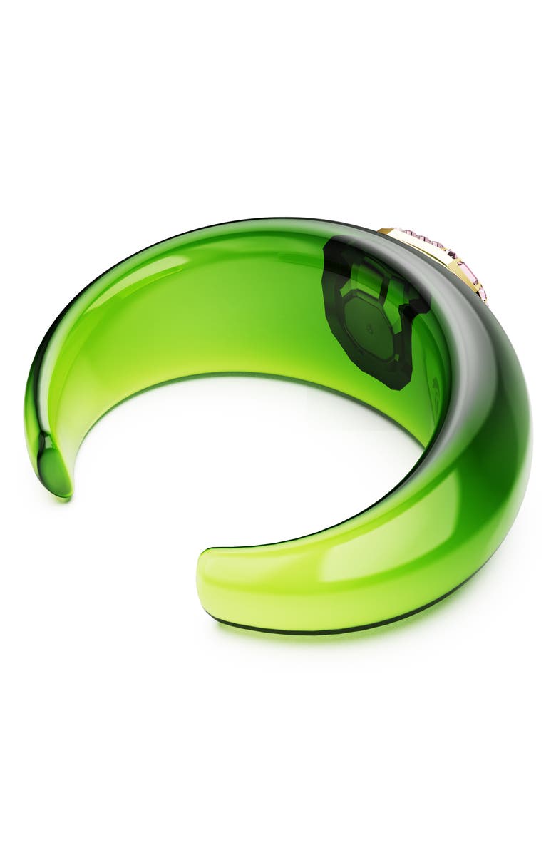 Swarovski Dulcis Cuff Bracelet, Alternate, color, Green