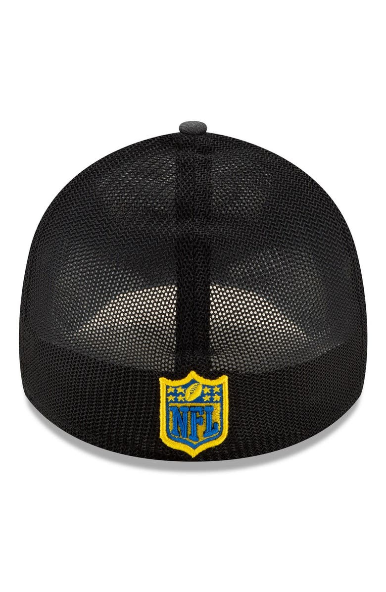 New Era Men's New Era Graphite/Royal Los Angeles Rams 2021 NFL Draft Trucker 39THIRTY Flex Hat, Alternate, color, Graphite