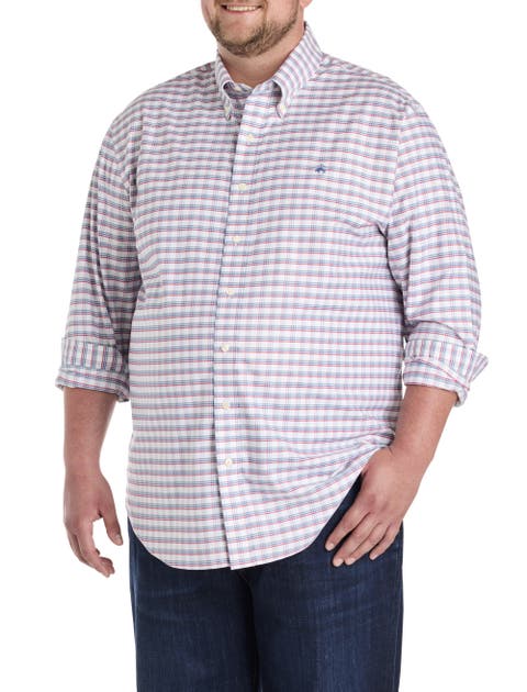 Big 
Tall Non-Iron Check Sport Shirt
