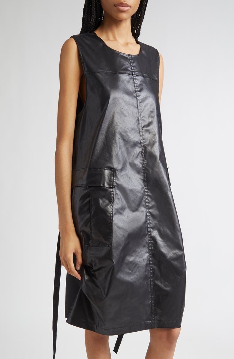 Junya Watanabe Mixed Media Cargo Dress, Alternate, color, 