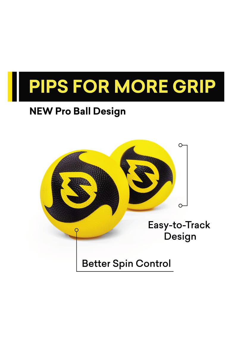 Pro Balls 2 Pack 3.5 Inch Roundnet Accessory, Alternate, color, Multicolored