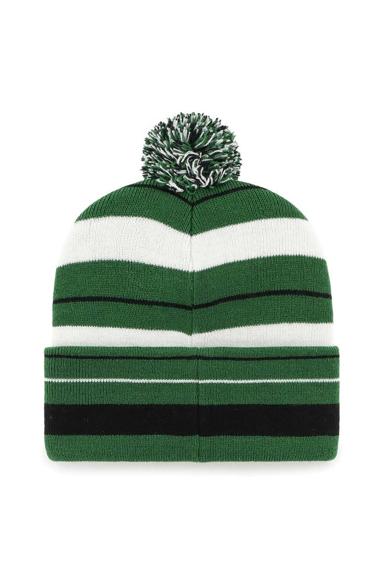 Men's '47 Green New York Jets Powerline Cuffed Knit Hat with Pom, Alternate, color, Green