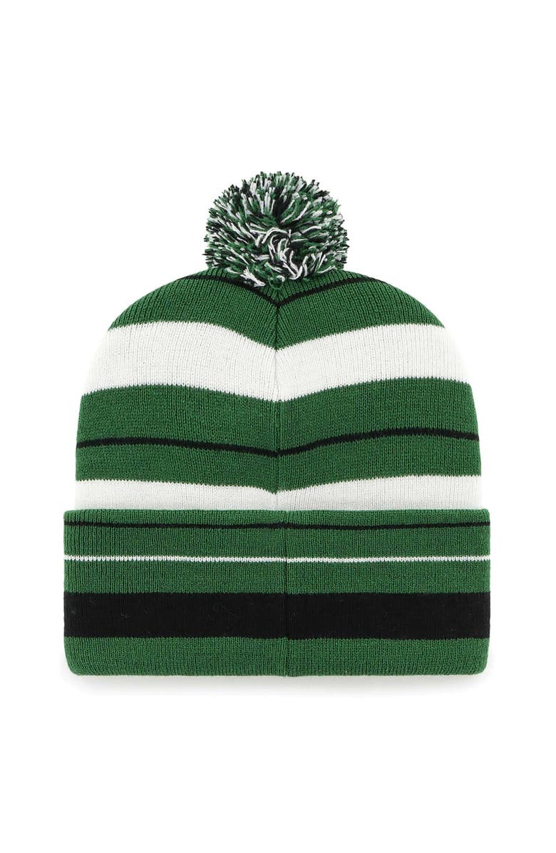 '47 Men's '47 Green New York Jets Powerline Cuffed Knit Hat with Pom, Alternate, color, Green