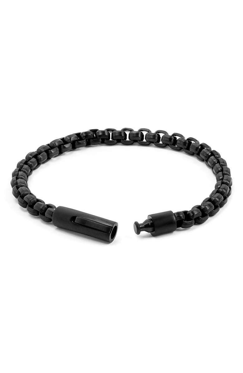 Thompson of London Men's Fornido Box Chain Bracelet, Alternate, color, 