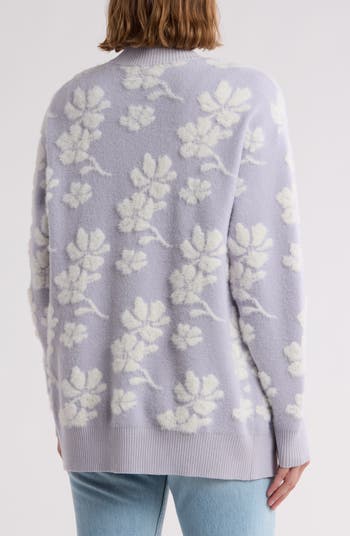 Floral Jacquard Cardigan