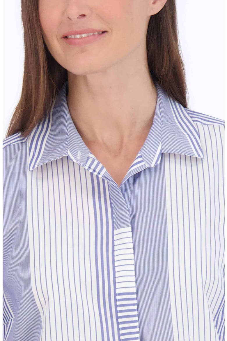 Luna Stripe Shirt, Alternate, color, SAPPHIRE