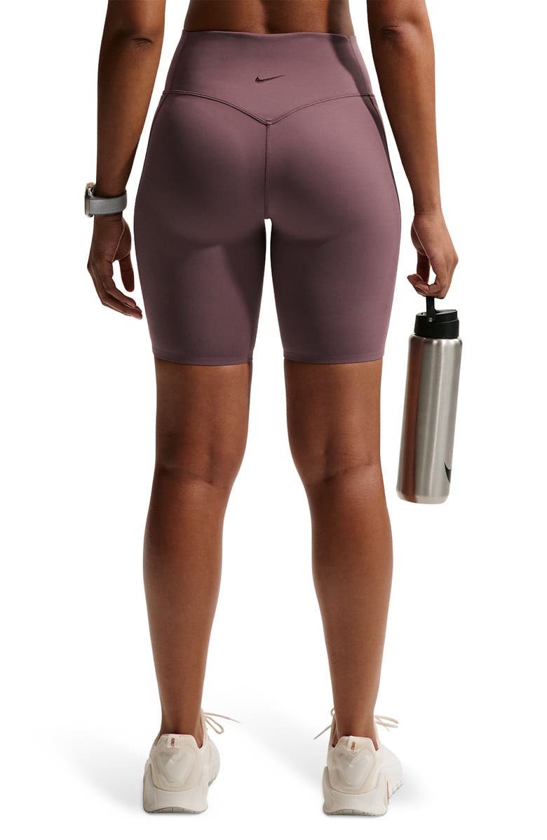 Nike Universa Medium-Support High-Waisted Pocket Biker Shorts, Alternate, color, 502 Tattoo/Burgundy Crush