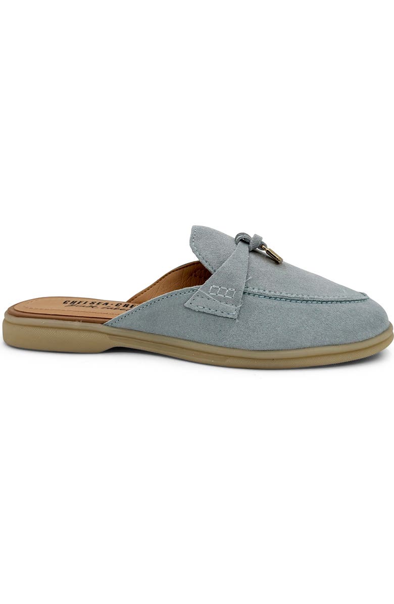 CHELSEA CREW Lasso Mule Loafer, Alternate, color, Blue Suede