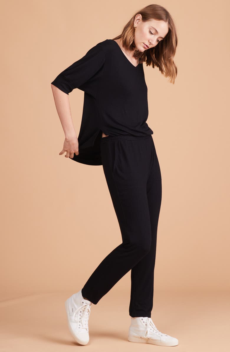 Lou & Grey Tucked Jumpsuit, Alternate, color, 