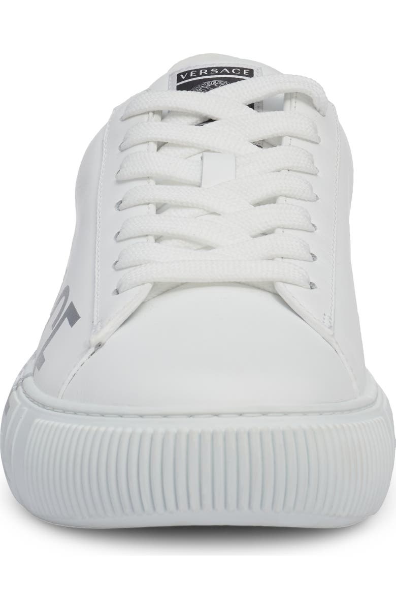 Versace La Greca Logo Low Top Sneaker, Alternate, color,