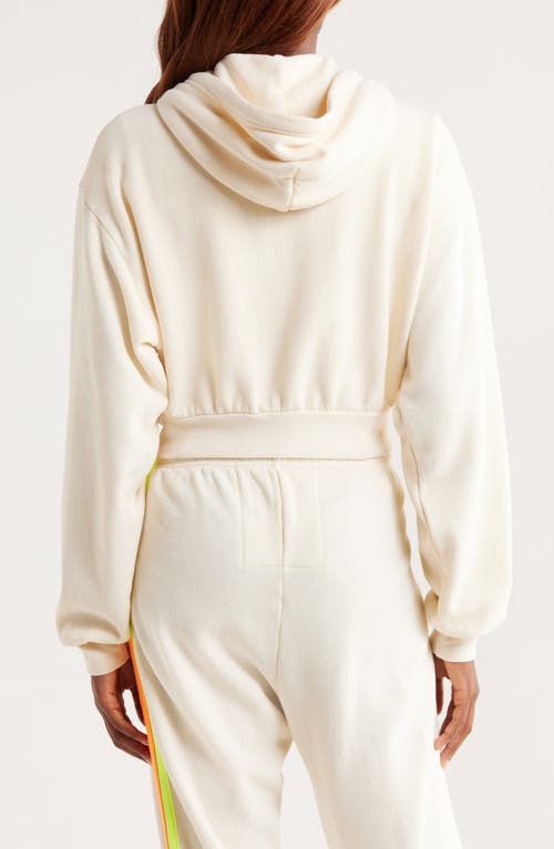 Aviator Nation Sunset Patch Crop Zip Hoodie