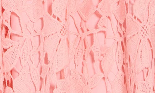 Nsr Floral Lace Midi Dress