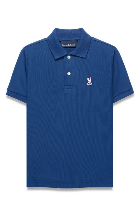 Kids' Cotton Piqué Polo