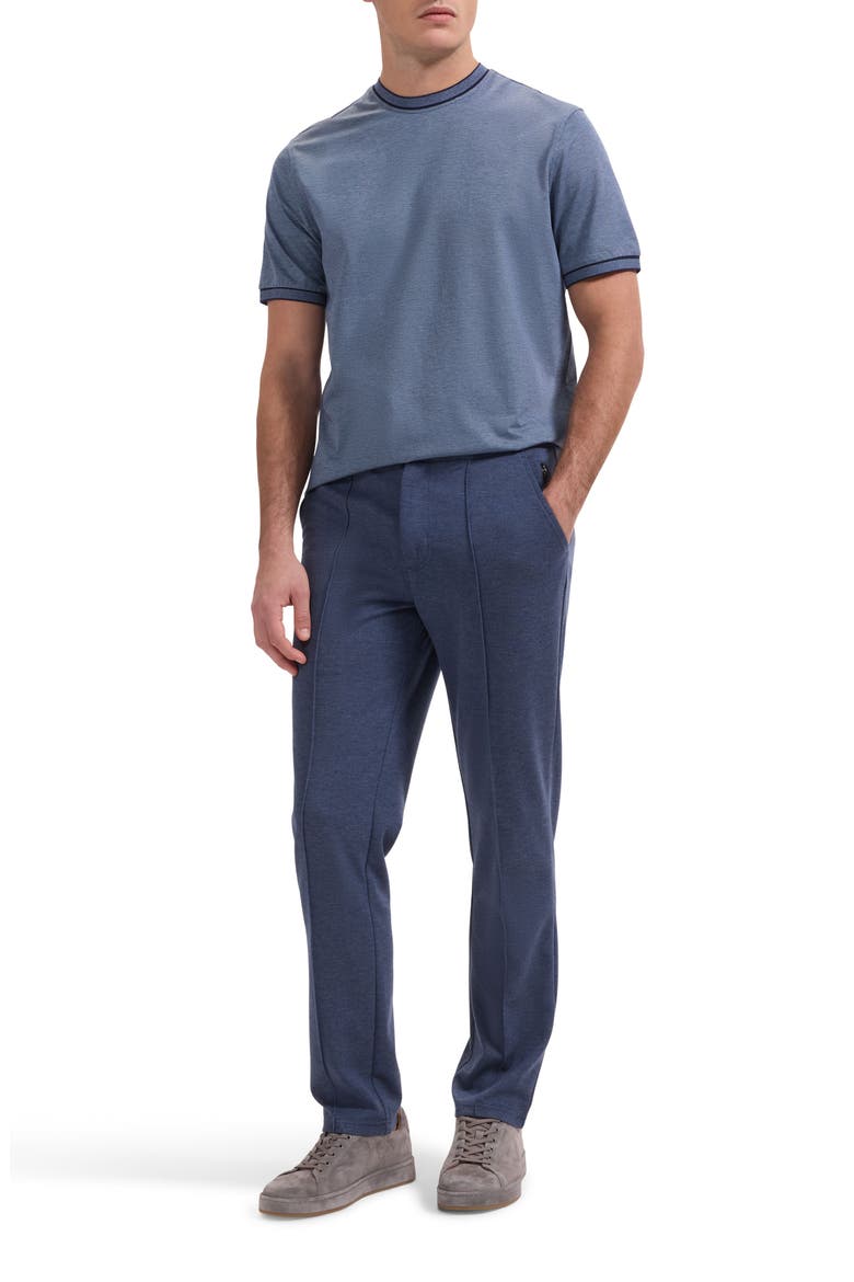 Crewneck Pima Cotton T-Shirt, Main, color, NAVY