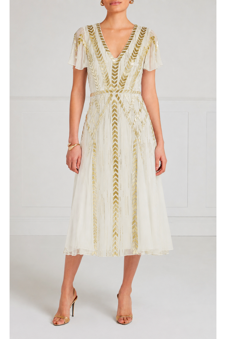 Viola Dress, Main, color, Ivory