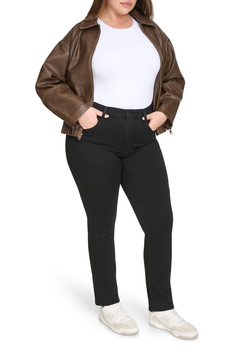 Faux Leather Jacket, Alternate, color, SADDLE