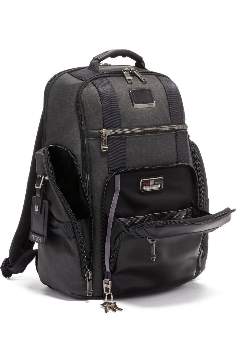 TUMI Alpha Bravo Sheppard Deluxe Water Resistant 15-Inch Backpack, Alternate, color,
