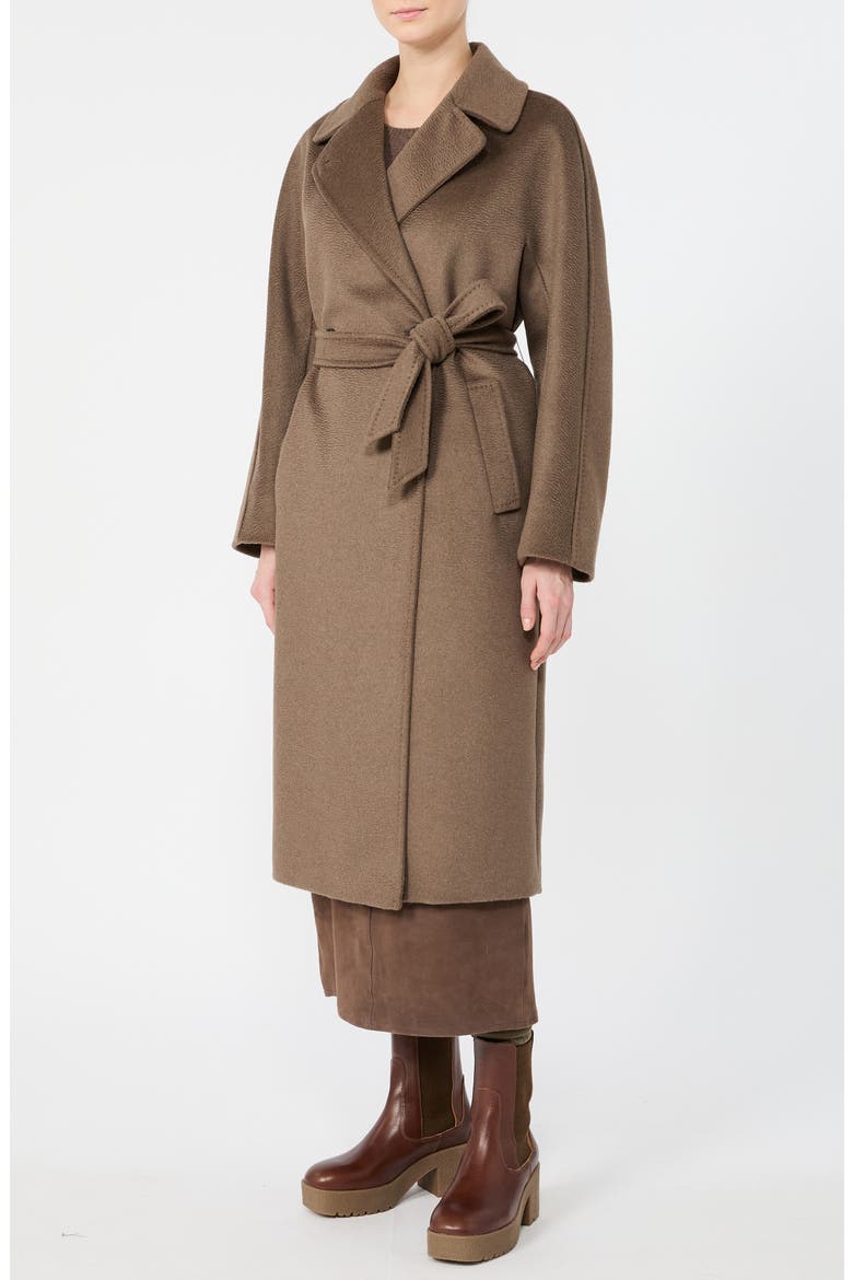 Resina Virgin Wool Coat, Main, color, MARRON GLACE
