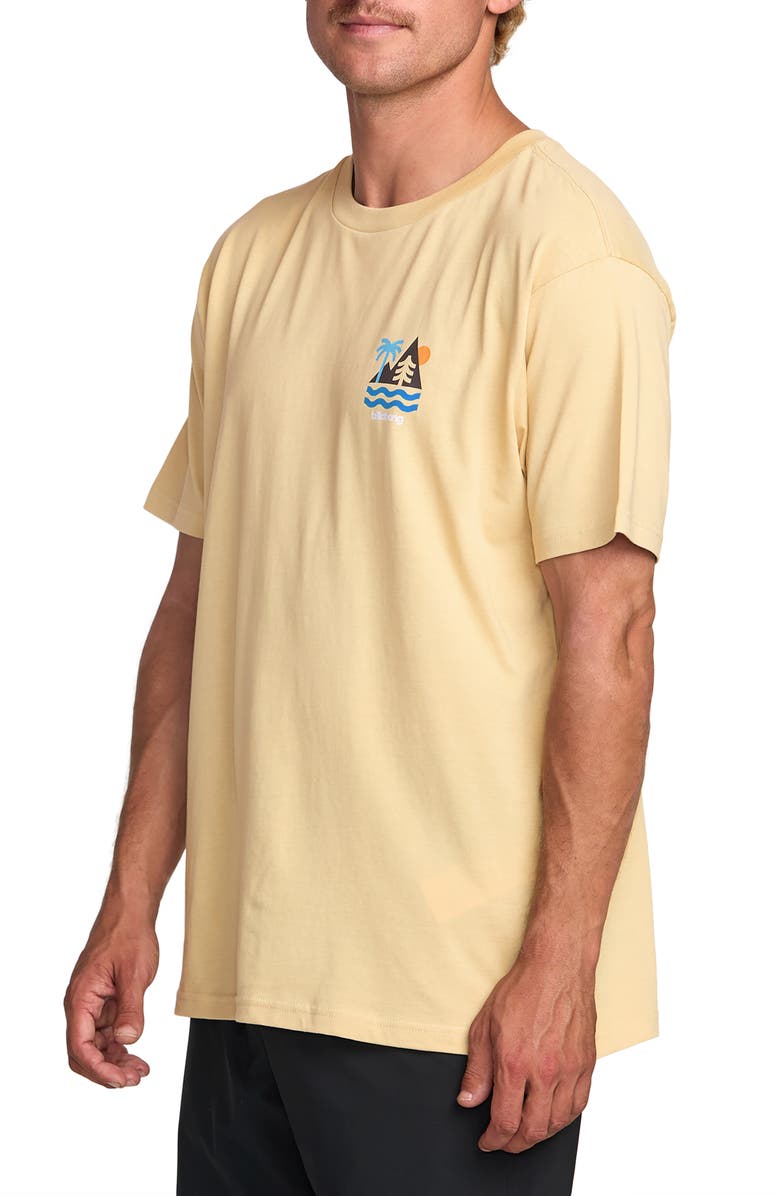 Billabong Sundown Adventure Division Organic Cotton Graphic T-Shirt, Alternate, color, Iridescense