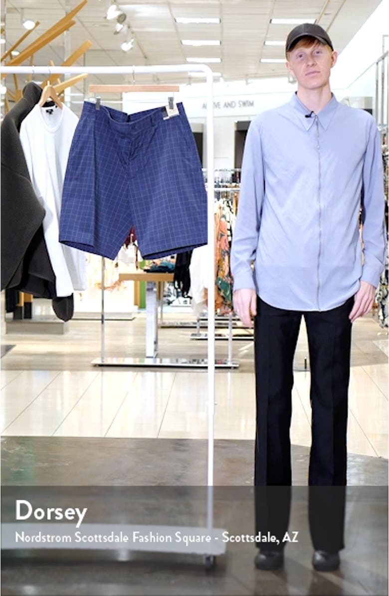 Lone Cypress Pebble Beach Plaid Moisture Wicking Golf Shorts, sales video thumbnail