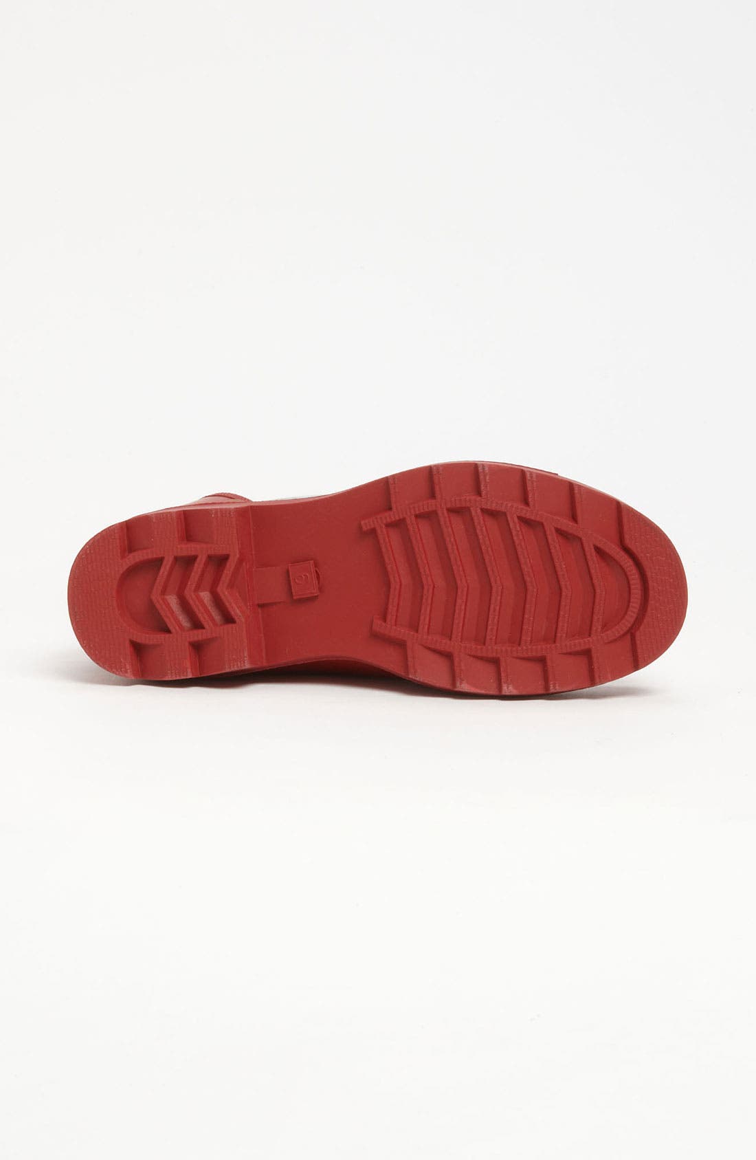 'Top Solid' Rain Boot, Alternate, color, RED