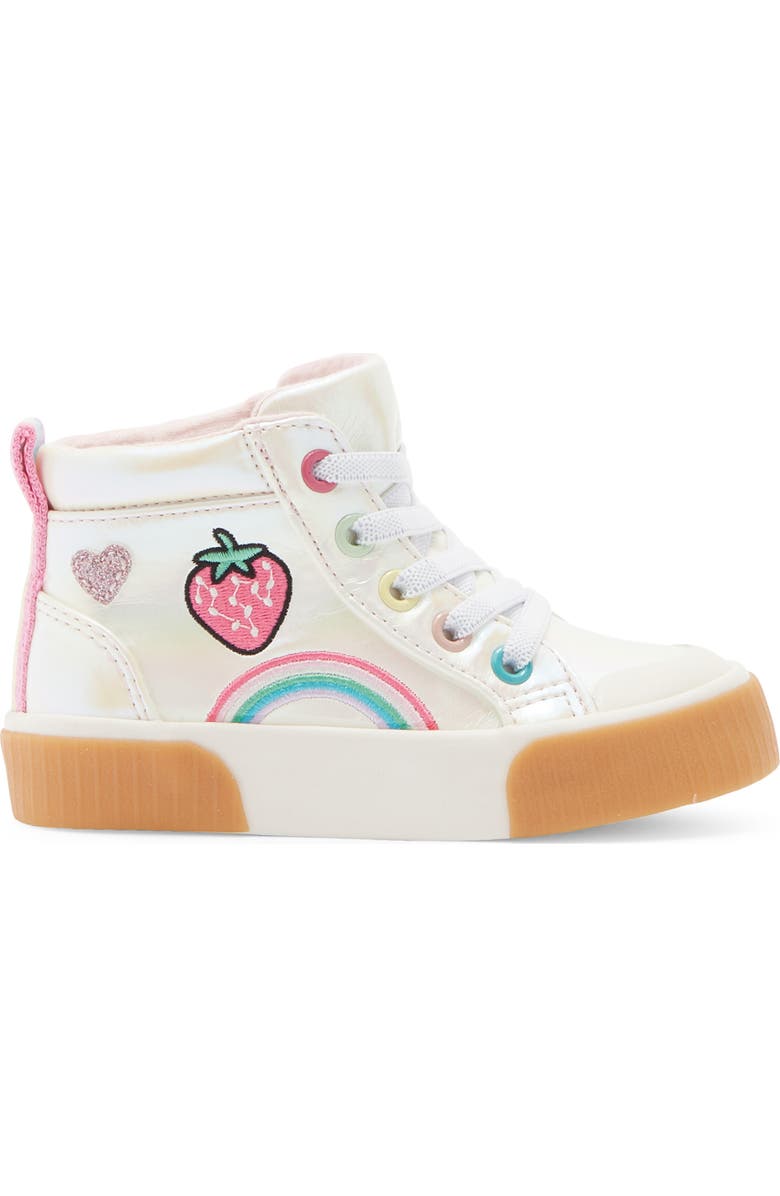 Harper Canyon Kids' Sutton Fruit Sneaker, Alternate, color, White Pearl