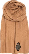 Lauren Ralph Lauren Cable Crest Patch Scarf