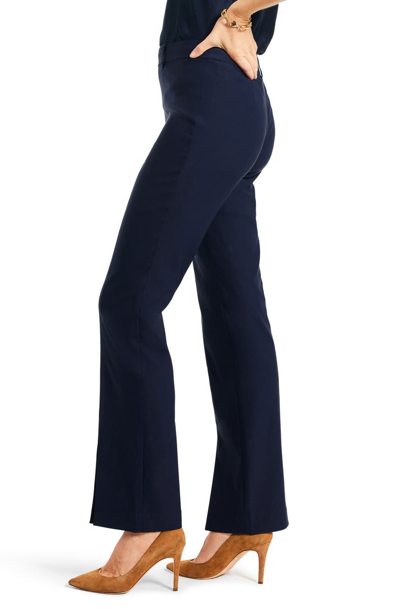 NIC+ZOE Polished Wonderstretch Boot Cut Pants, Alternate, color, Dark Indigo