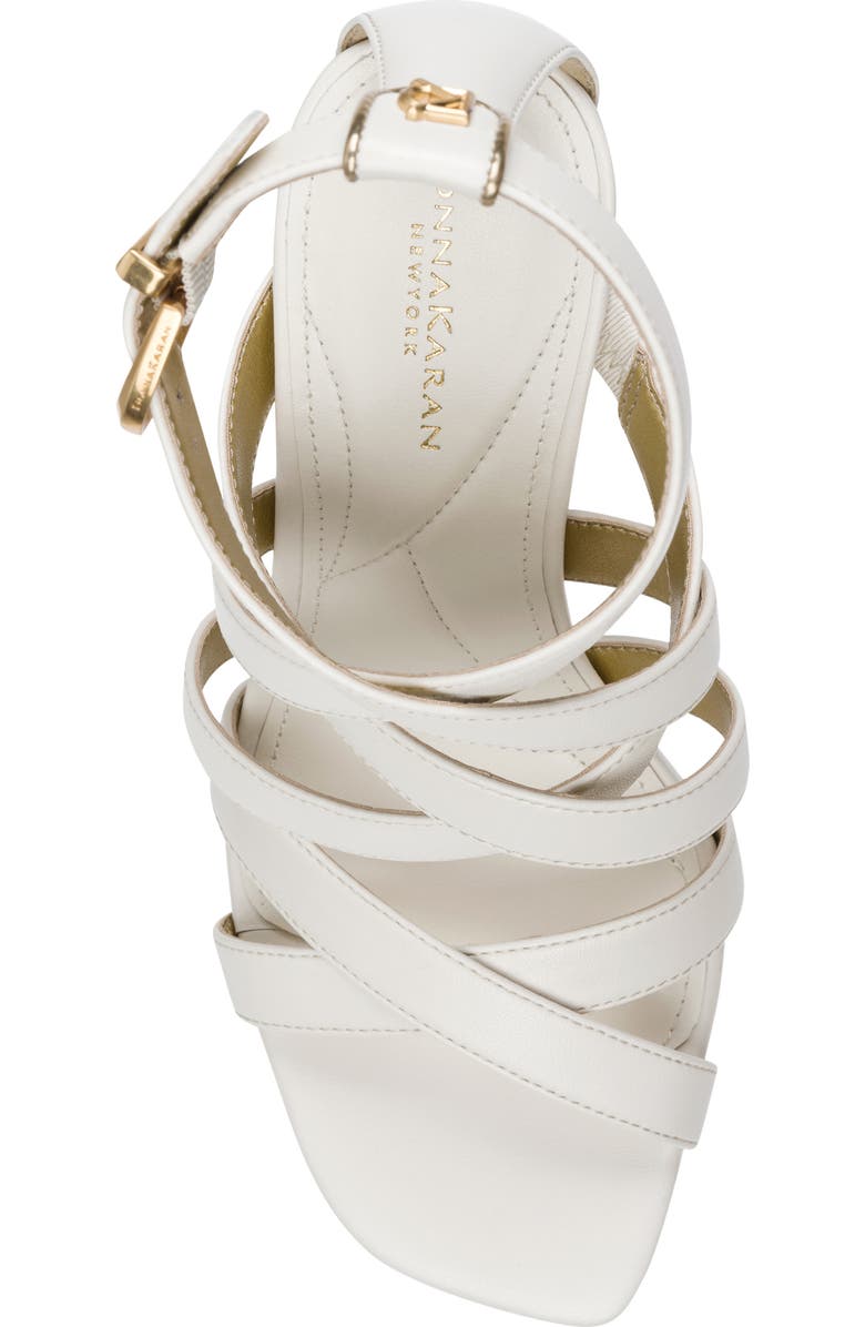 Donna Karan New York Briarrose Ankle Strap Sandal, Alternate, color, Ivory