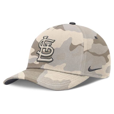 Men's Nike Natural St. Louis Cardinals Camo Pack Rise Adjustable Hat