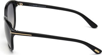 Tom Ford トムフォード　サングラス　 Karmen Sunglasses KARMEN SOFT SQUARE SUNGLASSES | Tom Ford Fashion