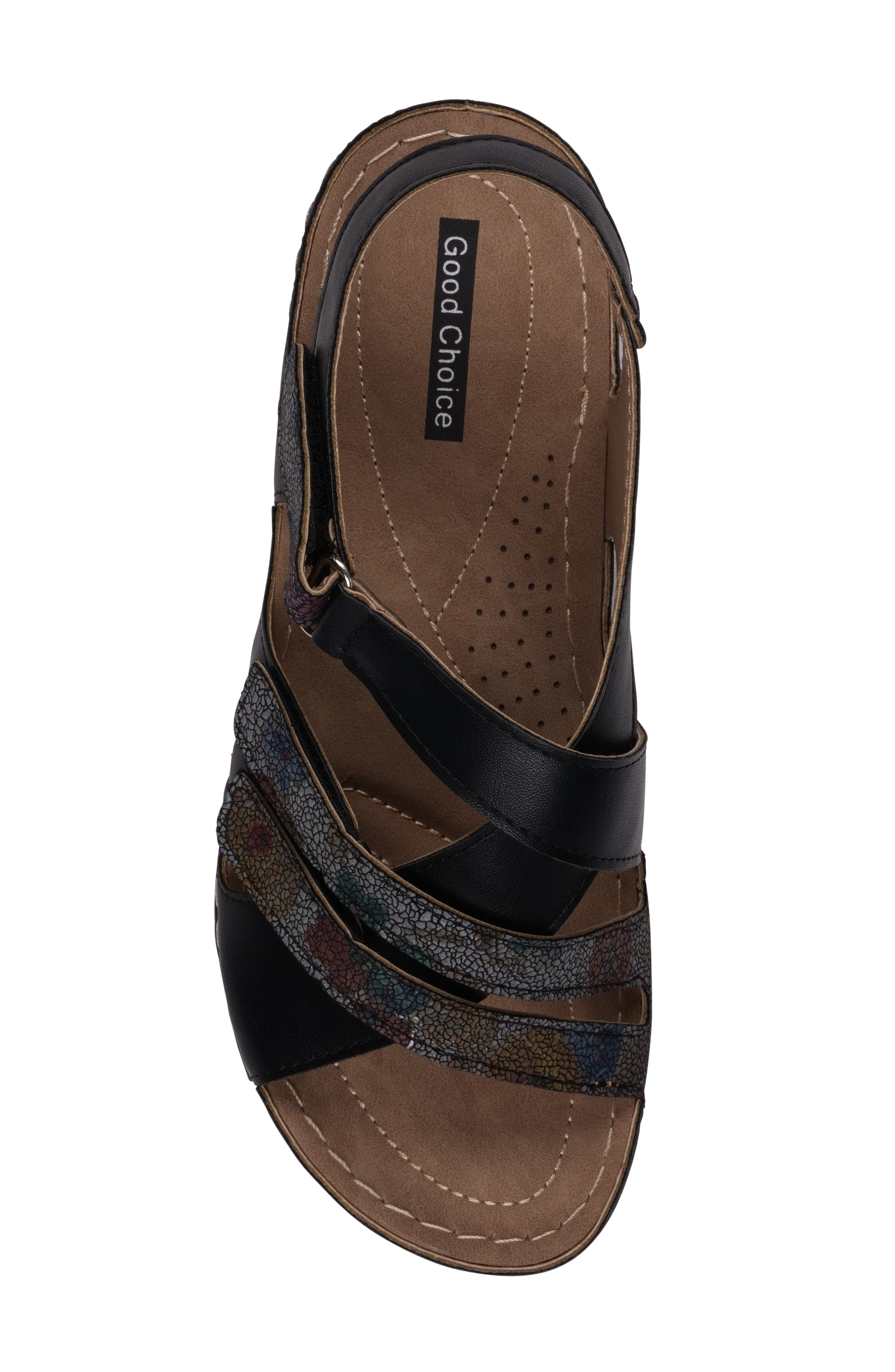 Dalary Ankle Strap Sandal, Alternate, color, BLACK