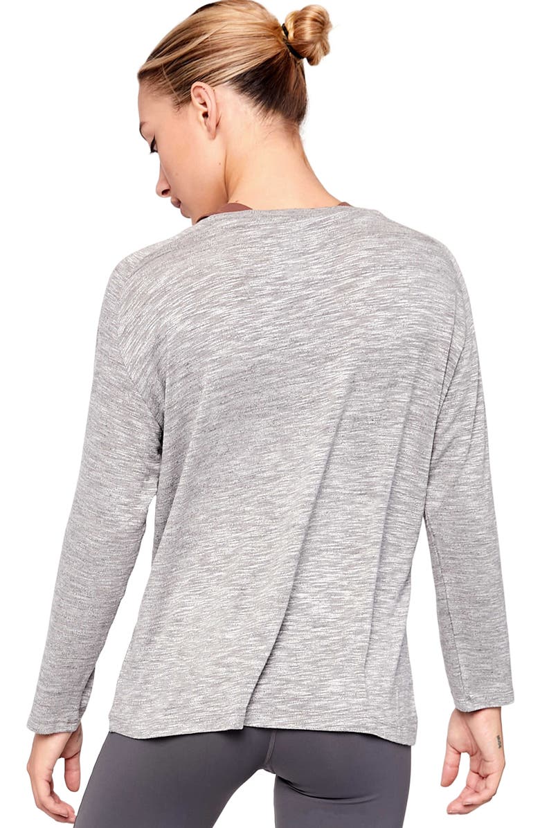 Rebody Active Kim Long Sleeve Top, Alternate, color, Heather Grey