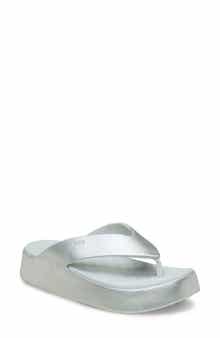 CROCS Getaway Metallic Platform Flip Flop