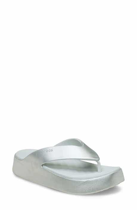 CROCS Getaway Metallic Platform Flip Flop