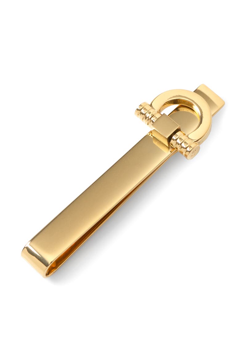 Horse Bit Stainless Steel Tie Bar, Main, color, GOLD