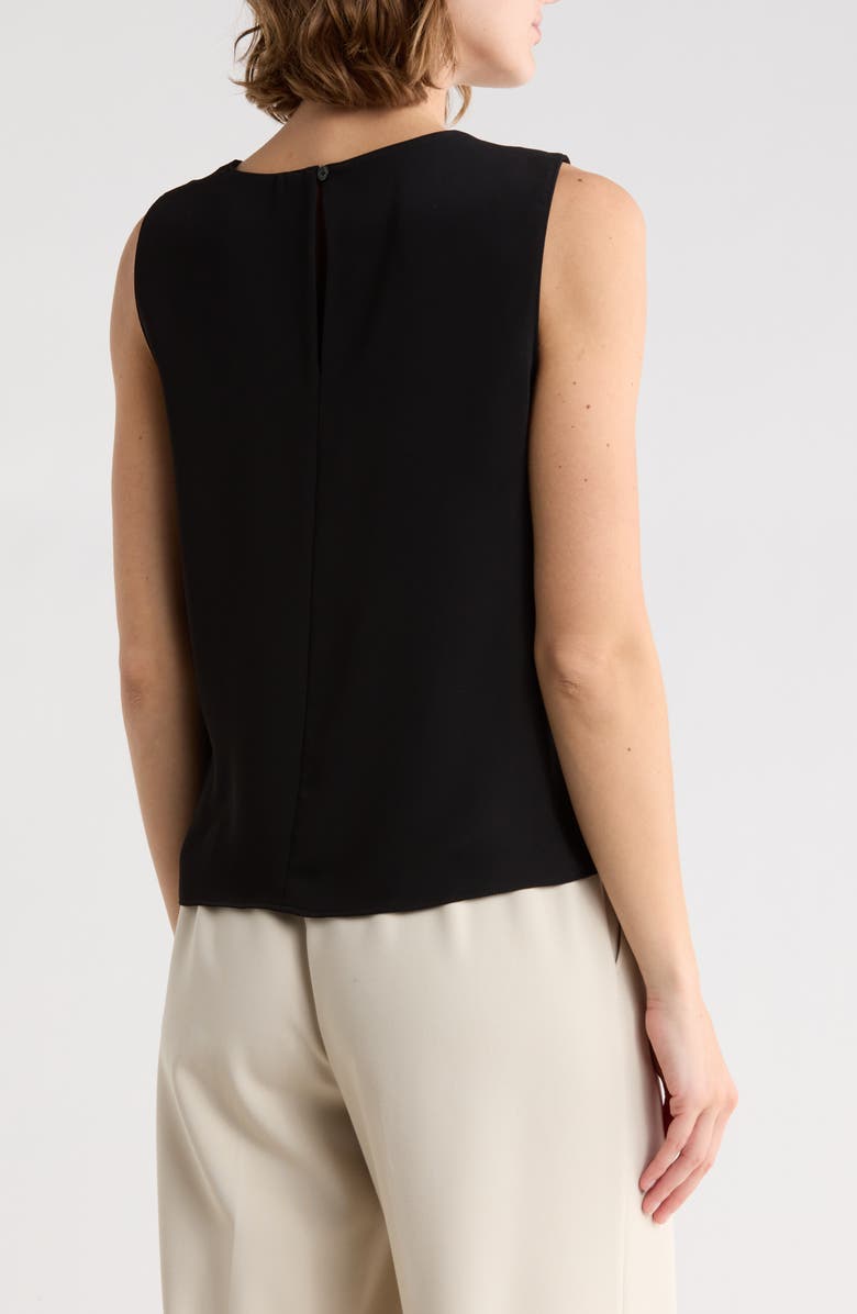 JASON WU Crewneck Sleeveless Crop Top, Alternate, color, Black