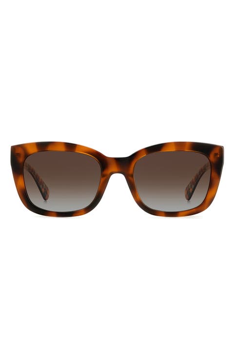 tammy 53mm rectangular sunglasses