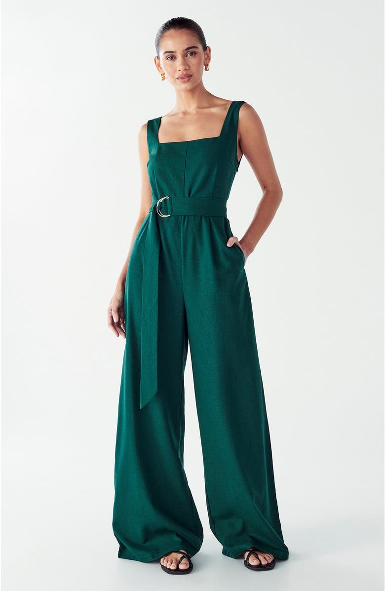 WILLA Graces Jumpsuit, Alternate, color, Emerald