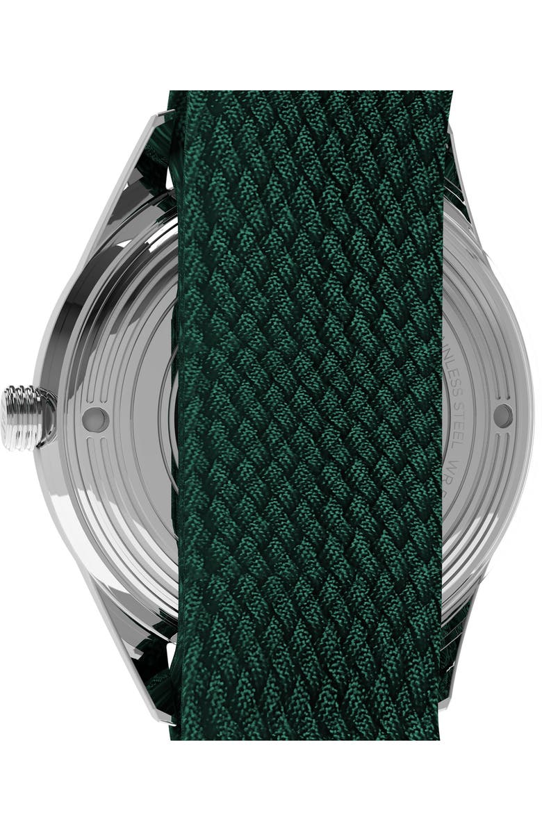Timex<sup>®</sup> Marlin<sup>®</sup> Jet Automatic Fabric Strap Watch, 38mm, Alternate, color, Green