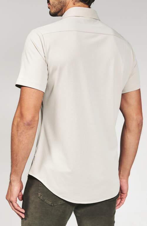 7 Diamonds Alldridge Short Sleeve Button-up Shirt In Gray