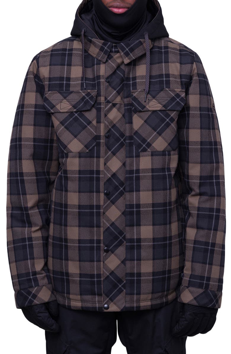 686 Woodland Plaid Insulated Jacket, Main, color, 