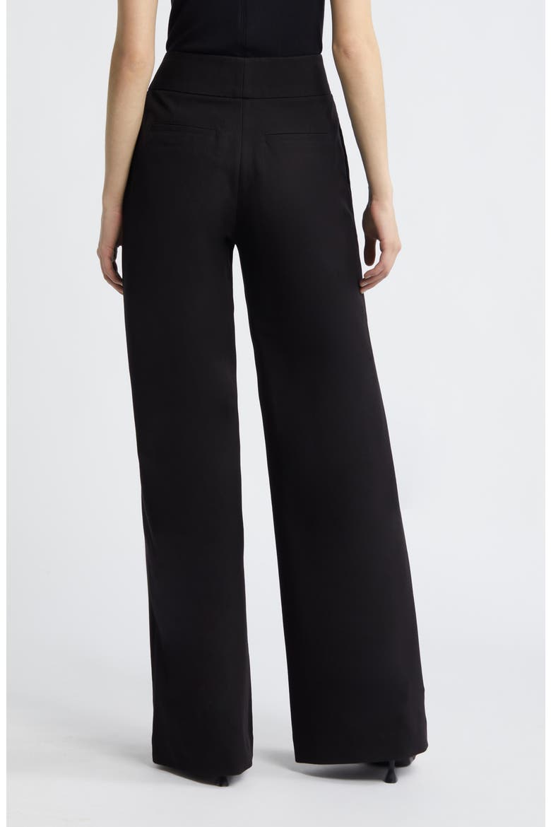 Le Hardy High Waist Wide Leg Pants, Alternate, color, BLACK
