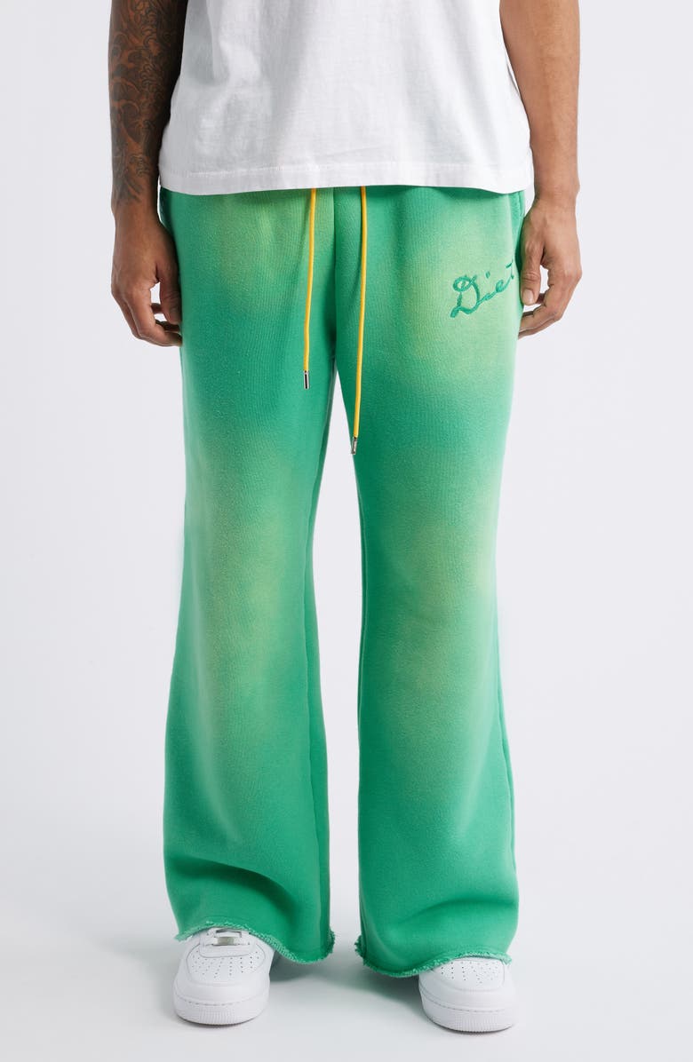 DIET STARTS MONDAY Blanket Stitch Ombré Sweatpants, Main, color, 