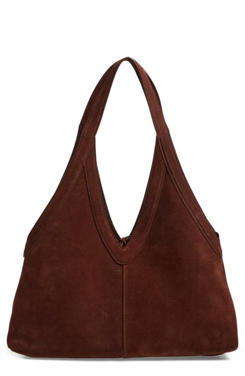 Soft Medium Suede Tote