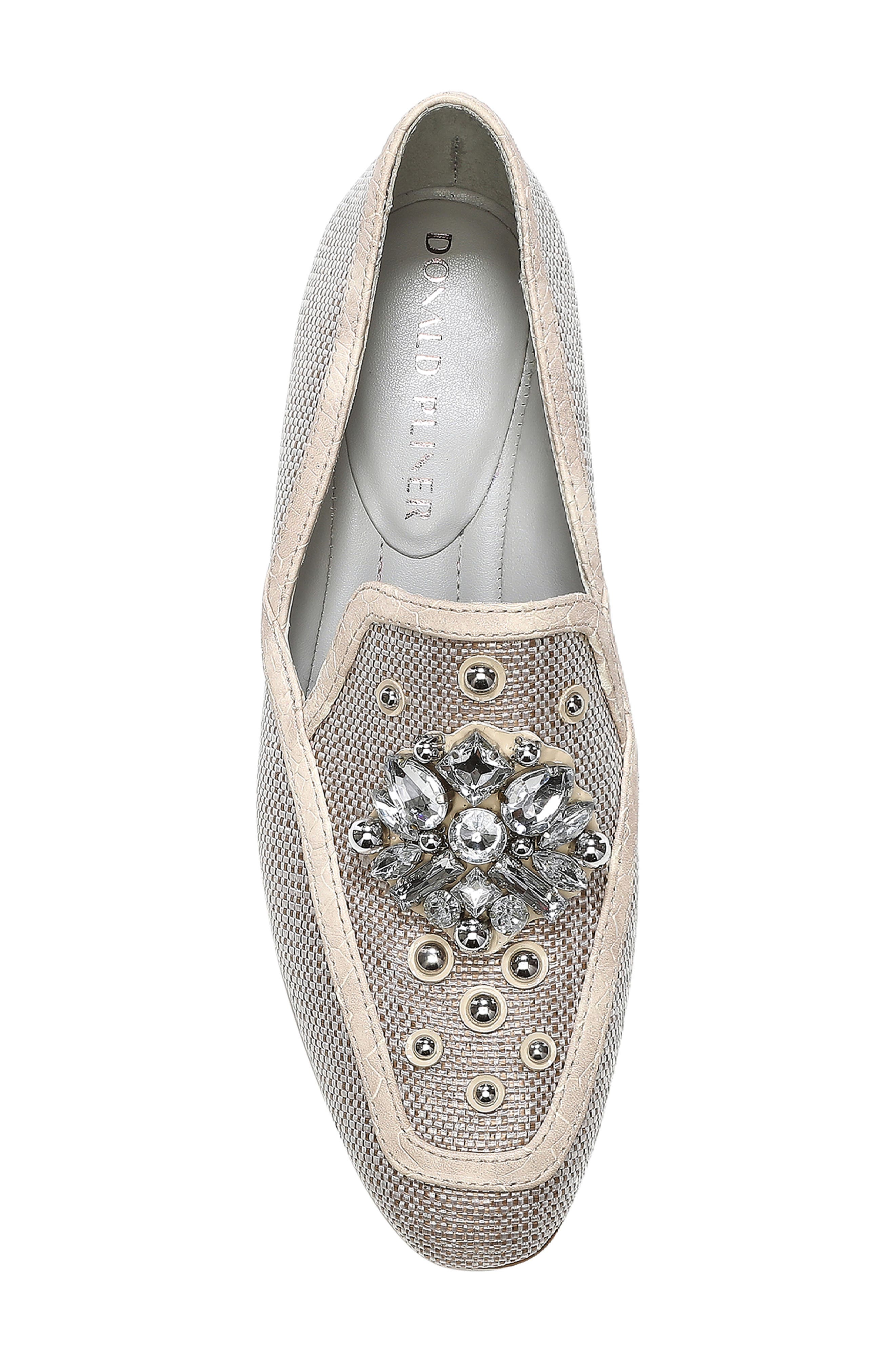 Donald Pliner Rezza Rhinestone Loafer, Alternate, color, 