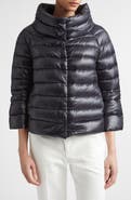 Herno Shiny Short Hooded Down Puffer Jacket